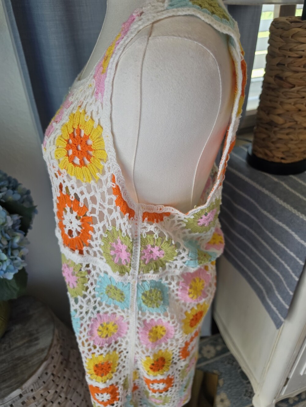 Crochet Dress Swim Cover - Picture 2 of 4